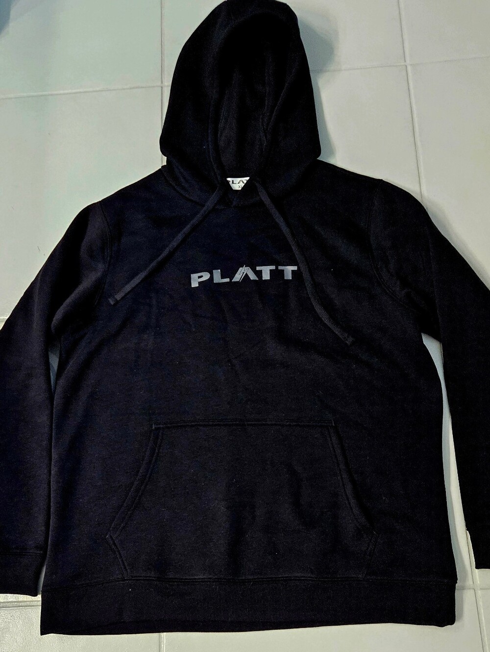 PLATT Men's Workwear Black Hoodie Sweatshirt